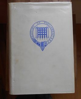 History of Parliament - Josiah C Wedgwood, Anne D Holt